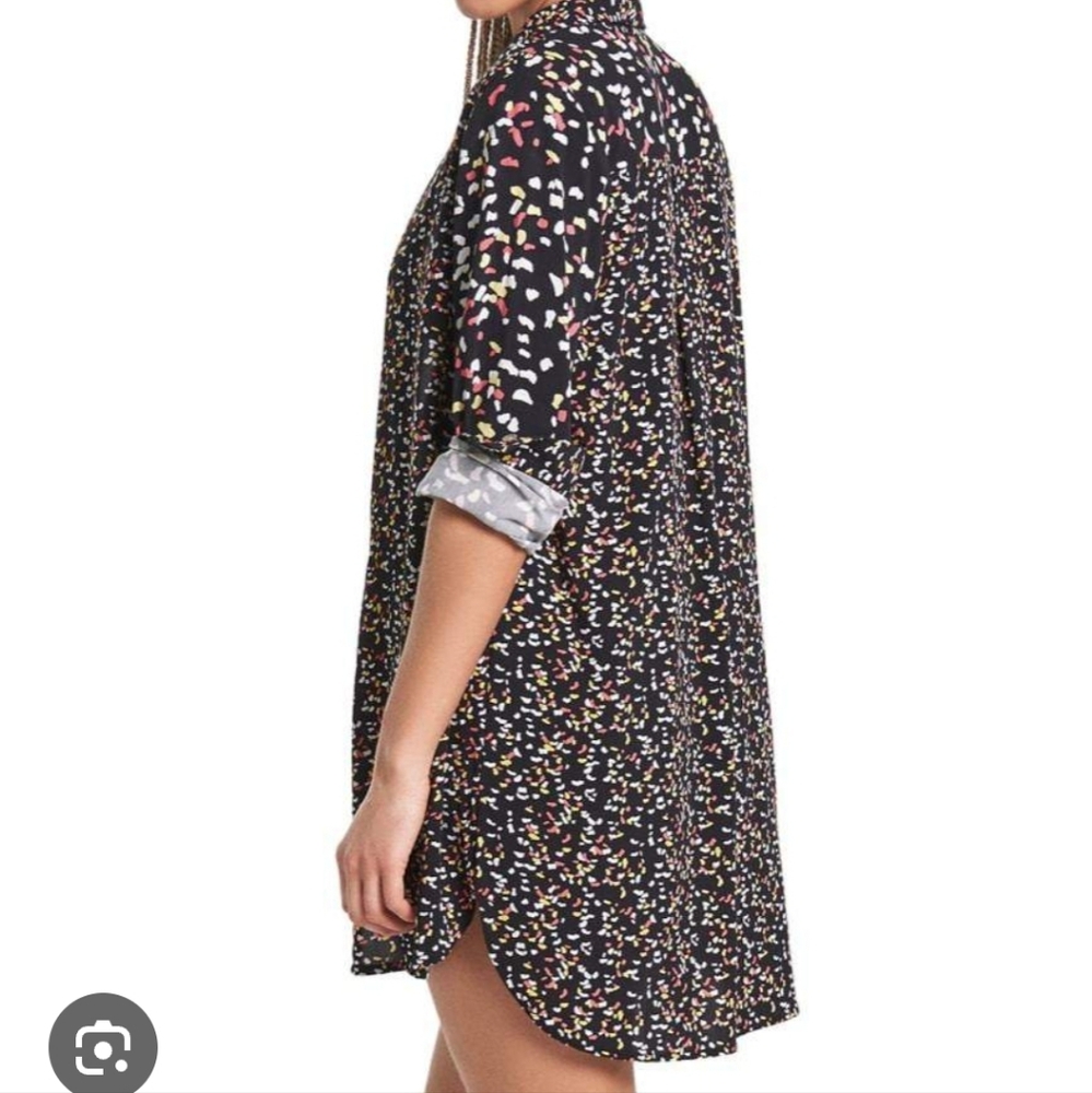 Maaji Black Multicolor Swim Cover Up